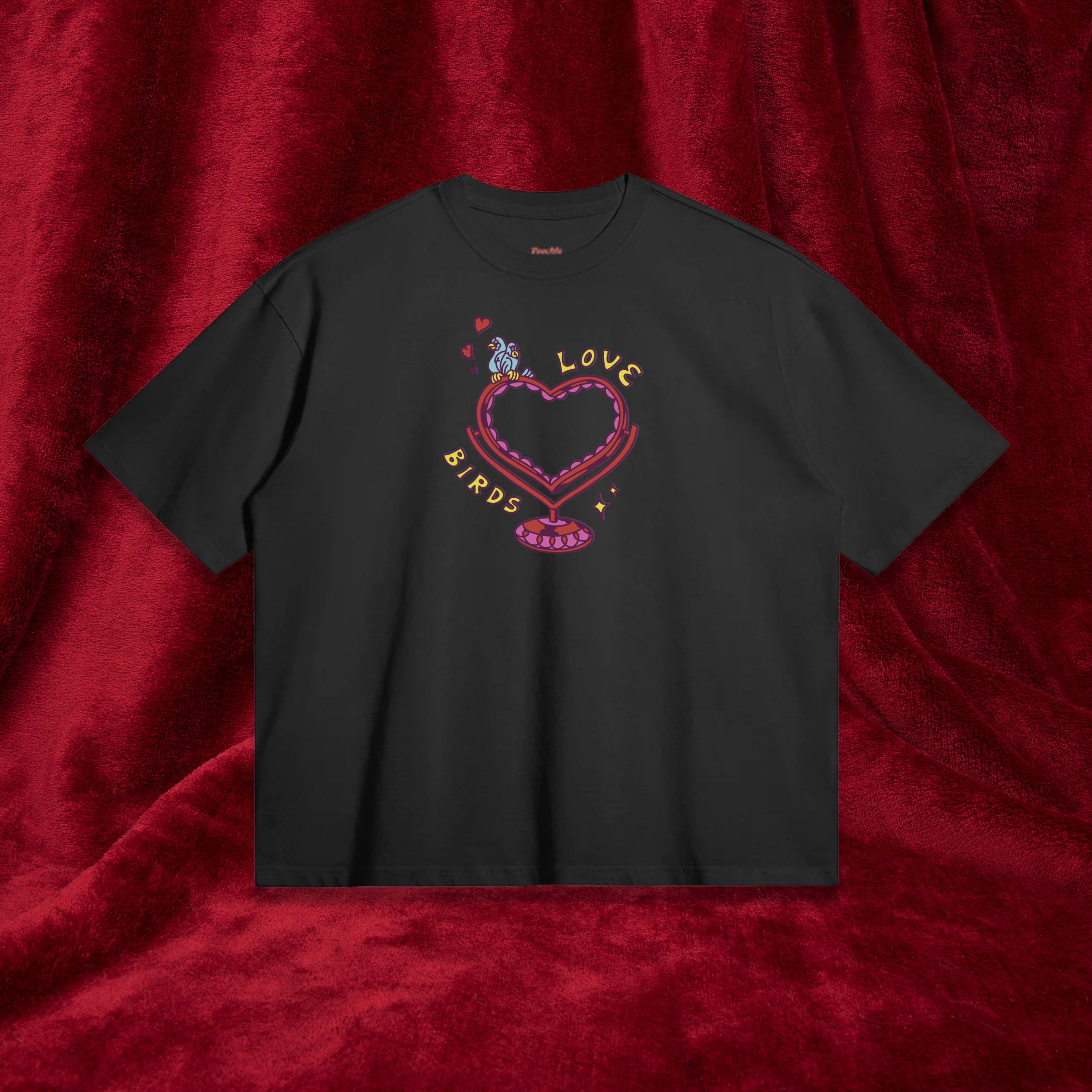 black-peachy-pink-front